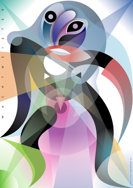 a Wachtmeister: Green Silk Stocking (2007)Fine Art Graphic Digital | Kunstfarbdruck | Dimension: 59 x 84 cm | © Bernd Wachtmeister, 2007