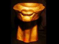 [New Style Art] Cathleen Berner & André Schröter: " Kopfschale"  Gipsabguss ca. 30cm hoch