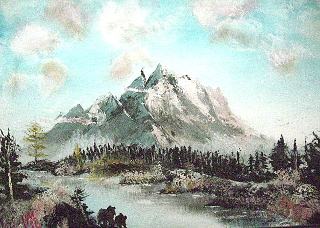 Volker Mersch: AlaskaAcryl auf Keilrahmen,50x70cm,2008