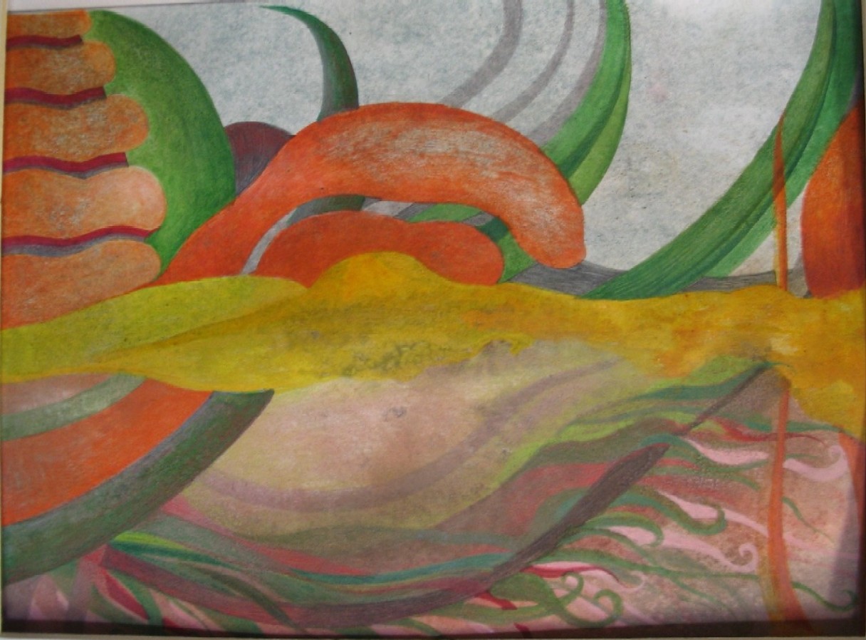 juergen pleikies: ohne Titelmeditative Aquarelle - von 2009 - Gre 30 x 40 cm