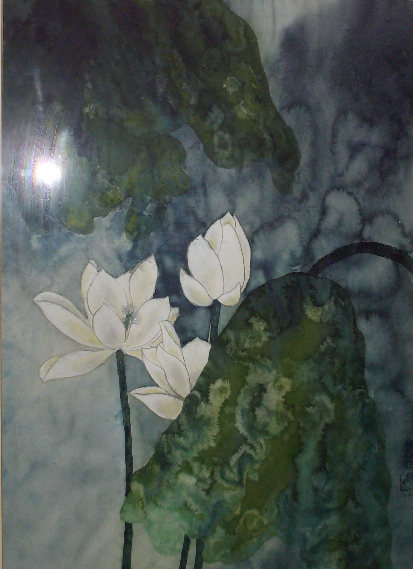 Silvia Van_Hattum-Tauber: White lotus