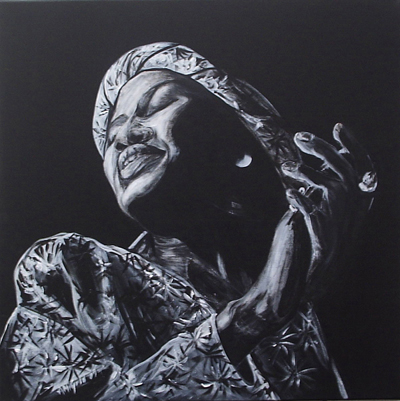 Anne_Marie Gldi: Mama AfrikaAcryl auf Leinwand  60x60cm