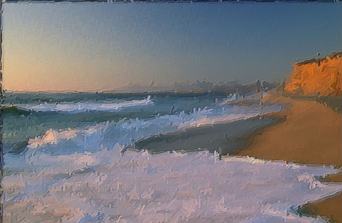  : sea shore60x80 cm, art printing on canvas