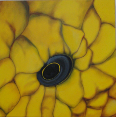 Ursula Zons: Meerfarben2009, Acryl auf Leinwand, 60 x 60 cm