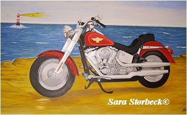Sara Storbeck: Motorrder  2005Fat Boy