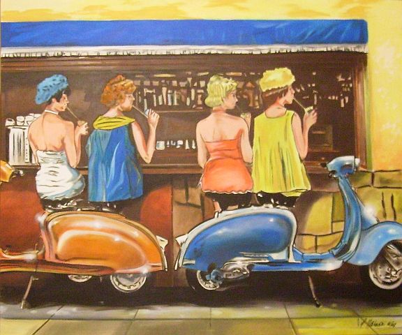 Alexander  Maikowski: scooter chicks...