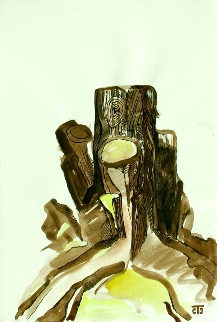 Georg Tribowski: Umweltschutz1997 (Zeichnung)