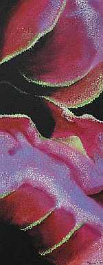 Ursula Zons: Meerfarben2010, Acryl auf Leinwand, 50 x 20 cm