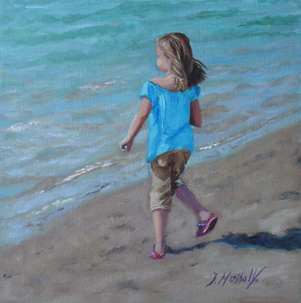 DIANA MARSHALL: Summer Fun25.5 x 25.5 cms  l auf Malplatte