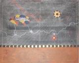 Abd_A. MASOUD: Constellation TaurusAcryl /mixed media 80 x 100 cm