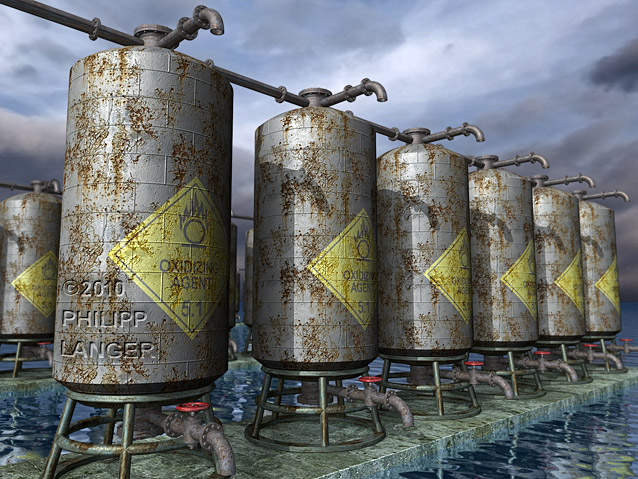 Philipp Langer: Chemiekalientanks / Chemical Tanks --- CGI: 2010 by Philipp Langer (Berlin/Germany)