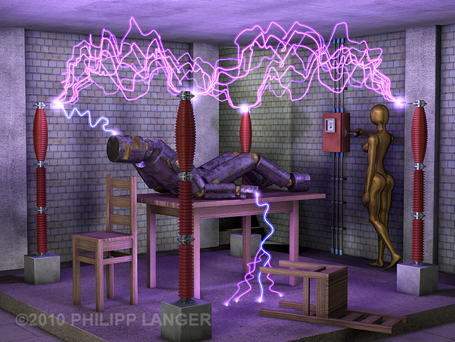 Philipp Langer: reANIMATION / You Electrify Me --- 3D-Modeling & Image Processing:  2010, Philipp Langer (Berlin, Germany)