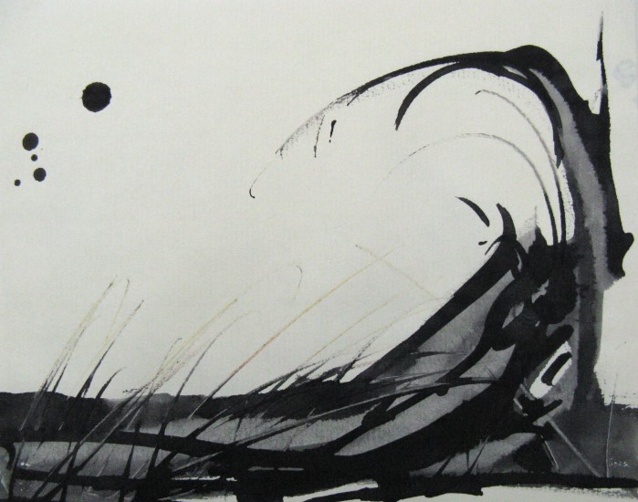  EDITA: Japan Kyoto Series I no. 9brush painting on paper, 2001