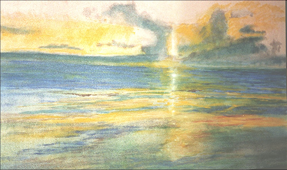 a Gottschalk: Sonnenuntergang an der Nordsee100 x 140 cm