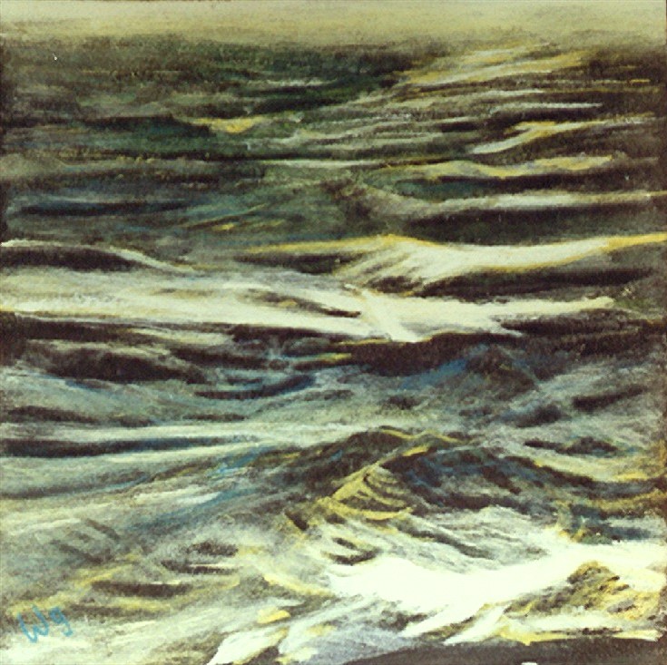 a Gottschalk: Gesichter des Meeres 2002100 x 100 cm/ Acryl auf Hartfaser