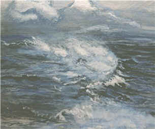a Gottschalk: Meerlandschaften/Dover Strait70 x 83 cm /l auf Sperrholz