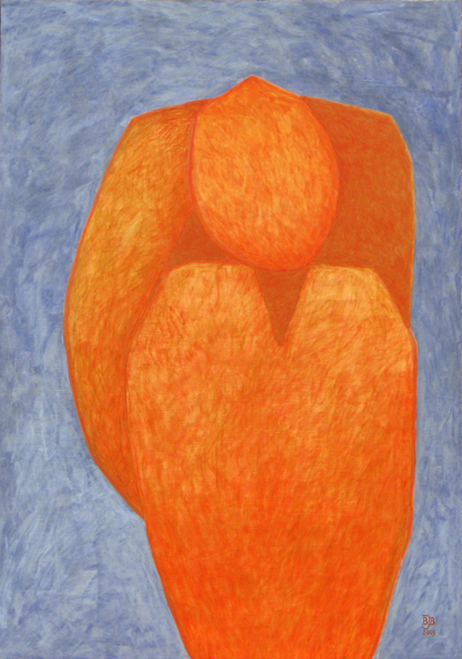 Barbara Jakubowska-Brozek: Form 20090501Acrylmalerei,  100 x 70 cm