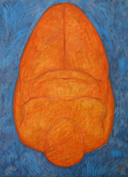 Barbara Jakubowska-Brozek: Form 20040701Acrylmalerei,  68 x 50 cm