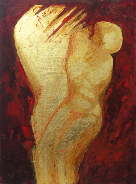 Barbara Jakubowska-Brozek: Form 20060301Acrylmalerei,  66 x 48 cm