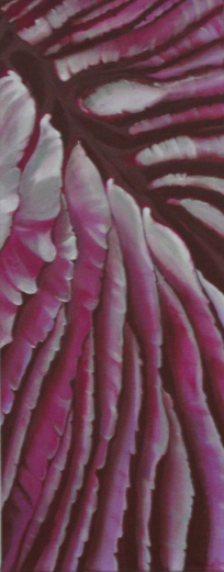Ursula Zons: Meerfarben2010,  Acryl auf Leinwand,  50 x 20 cm