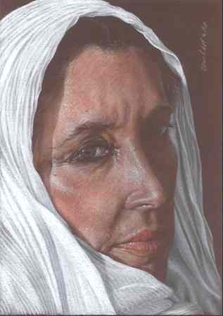 Gnther Hauschildt: Benazir BhuttoZeichnung