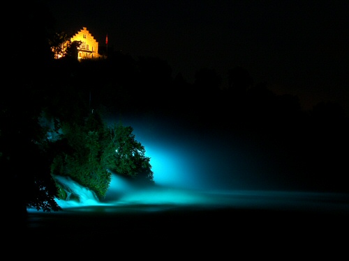 Conny Lechner: blue shiningRheinfall / Schaffhausen