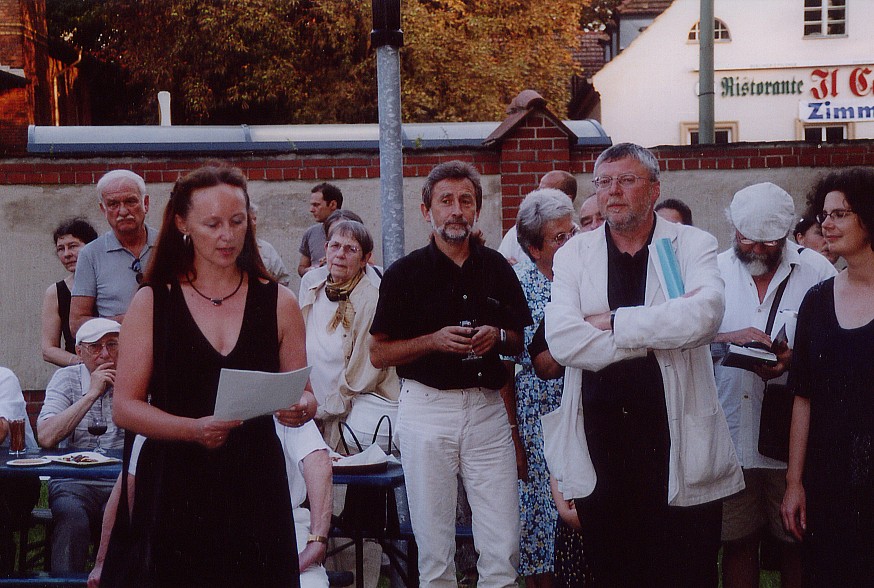 Steine_ohne_Grenzen /_Kaltenbach_Fohrer: Erffnung der Begleitausstellung Knstlerhof Buch 2003