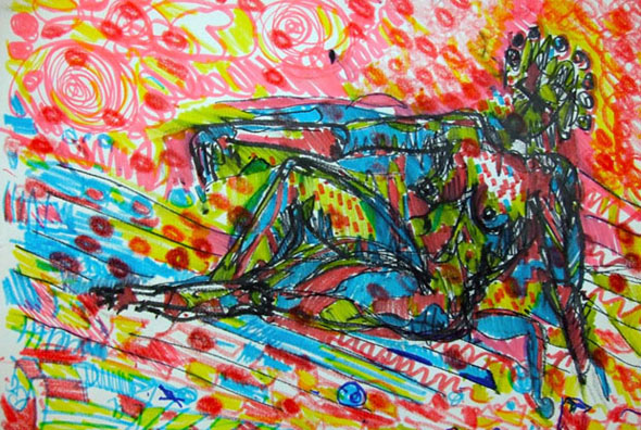 Thiemo_ Halbig: ON THE BEACH XXIMARKER 30 X 40 CM