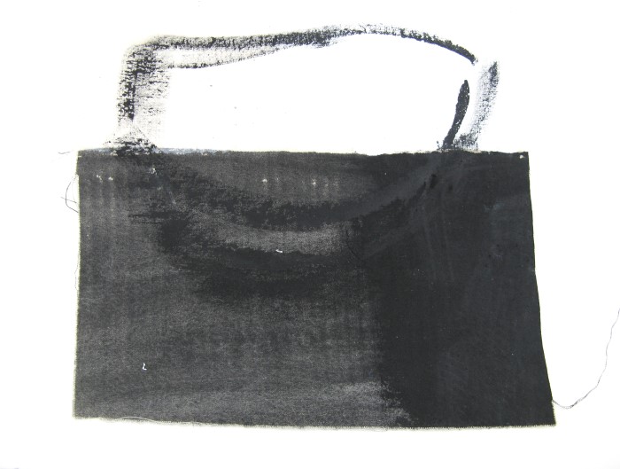  EDITA: NAK 5Acryl-Malerei auf Textilgewebe auf weien Karton montiert. 2009