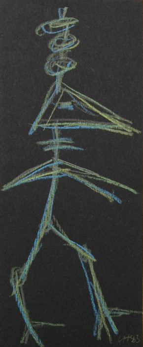 Uwe Holstein: "Max 3" - Zeichnung von Uwe Holstein, 1983