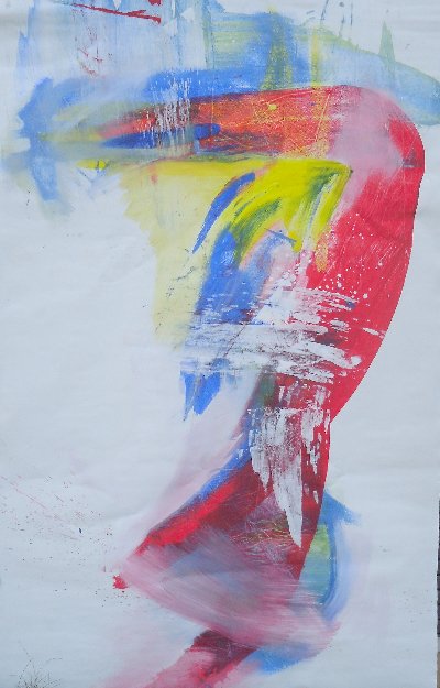 Max Matthes: Colorocean 300x150 cm Acryl on canvas 2009