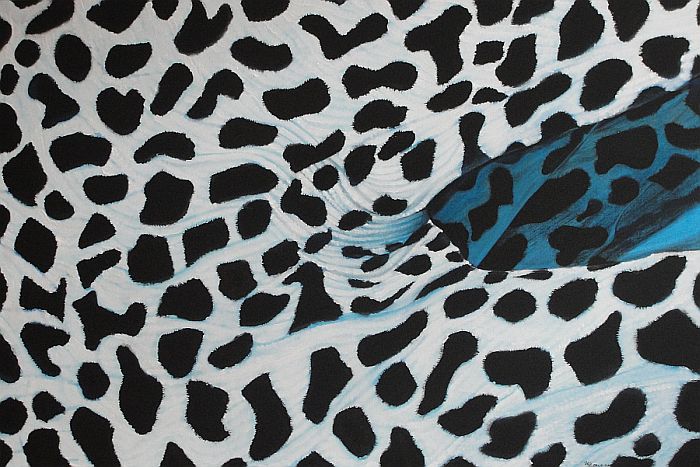 Ursula Zons: Meerfarben2011, Acryl auf Leinwand, 60 x 90 cm