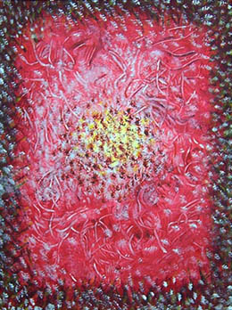 Heino Basse: SeelengewebeEntstanden: 2009 Medium: Acryl auf Leinwand Gre: 30 x 40 cm