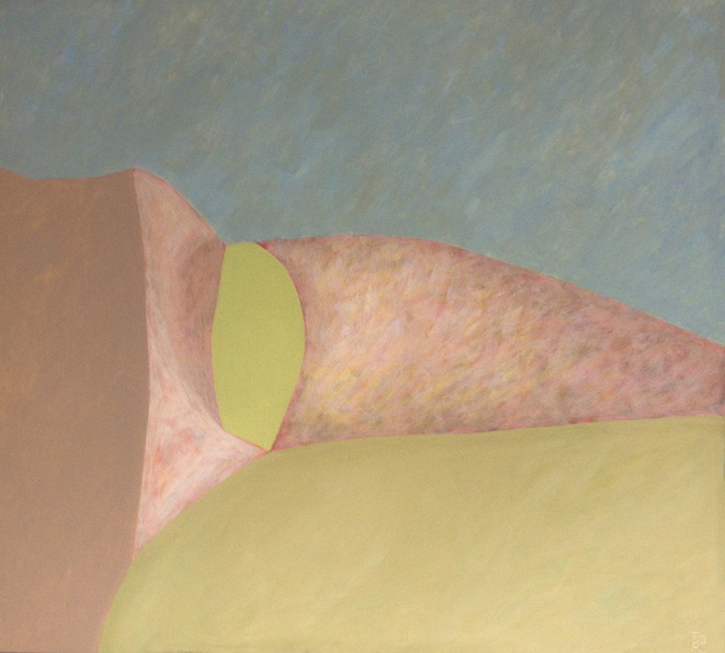 Barbara Jakubowska-Brozek: Form 2010100190 x 100 , Acrylmalerei 