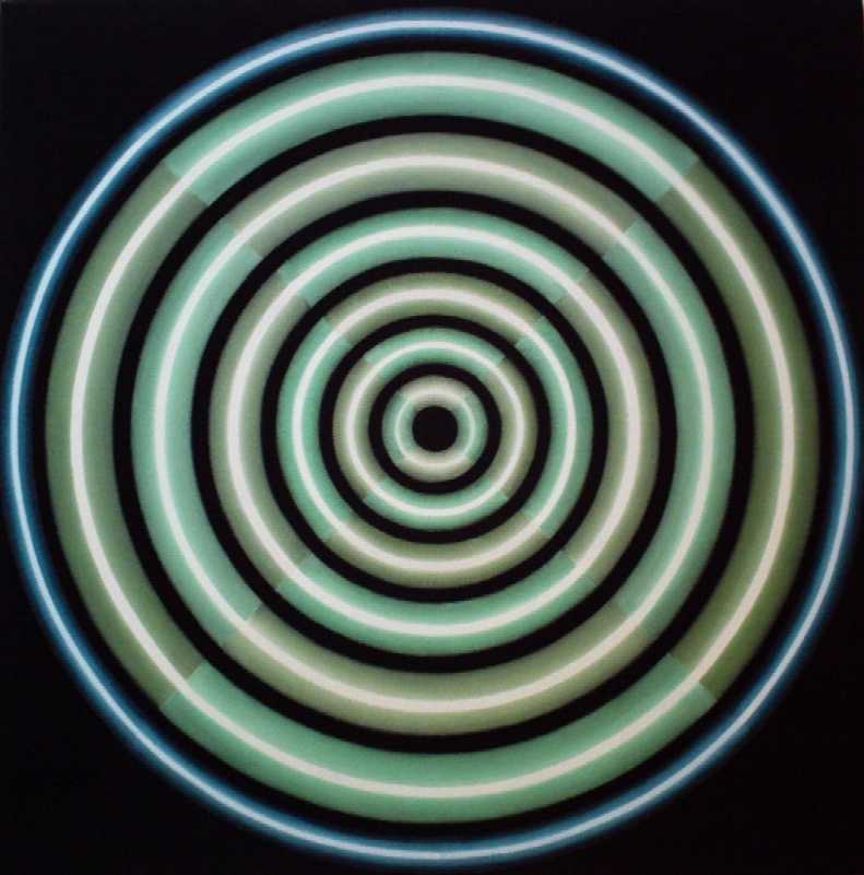 Renate Becker: Rotation  (2007)l auf Leinwand  60 x 60 cm