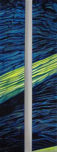 Ursula Zons: Meerfarben2010, Acryl auf Leinwand, 180 x 66 cm