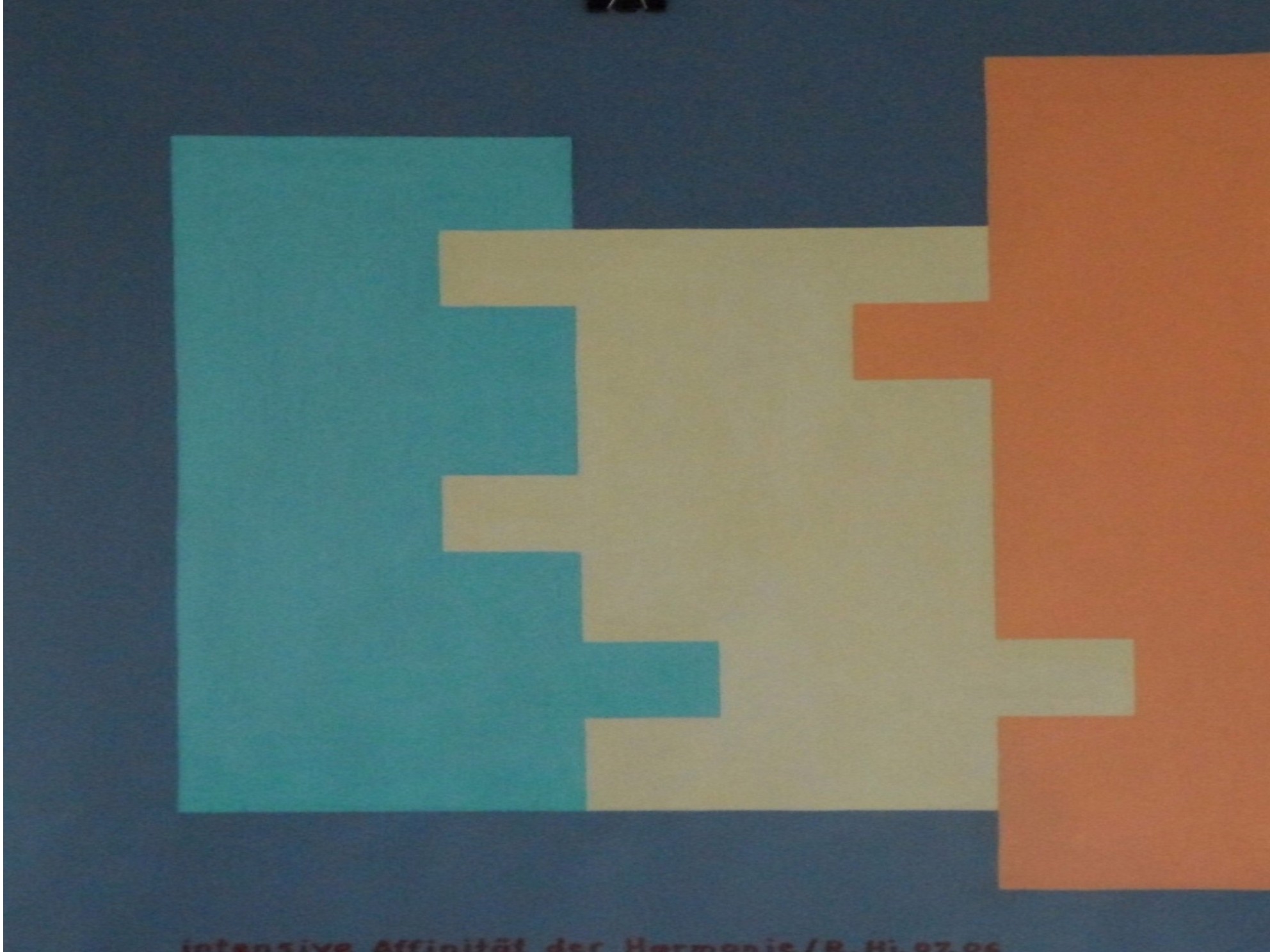 Roland Hirn: intensive Affinitaet der Harmonie, Masse: 42 x 56cm, Acryl auf Papier