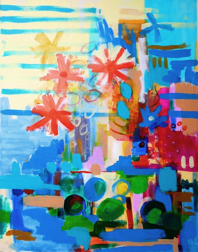 Gabriel Koch: Blumen2 75x95cmBlumen