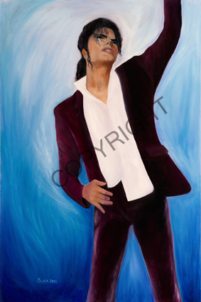 Bonka Toneva_: Michael Jacksonoil 120-80 sm,figur portrait.This is it.