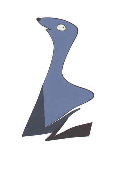 Uwe Holstein: Australischer SeehundwipperFarbdruck aus dem Tierbilderbuch auf Zeichenkarton 2010