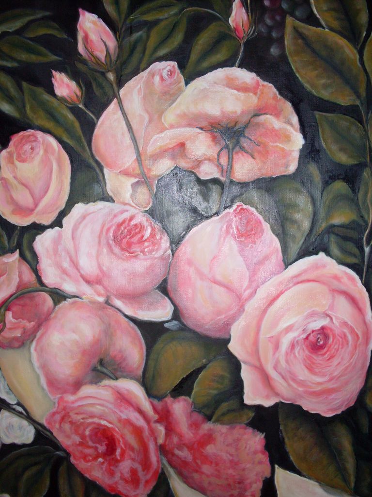 Mira Wawer: Die Rosen?l auf Leinen