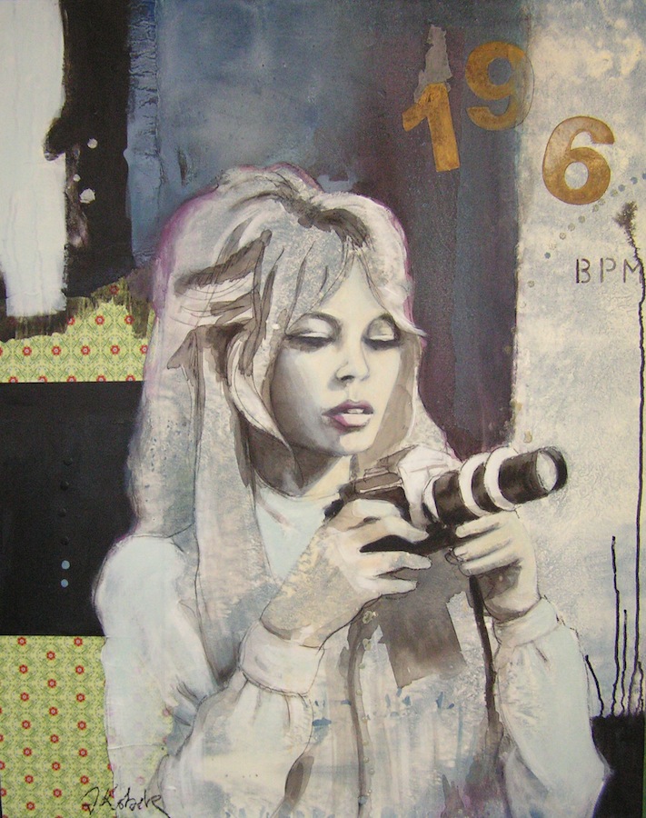 Jessi Kobek: about BrigitteMaterialmix auf LW - 80 X 100
