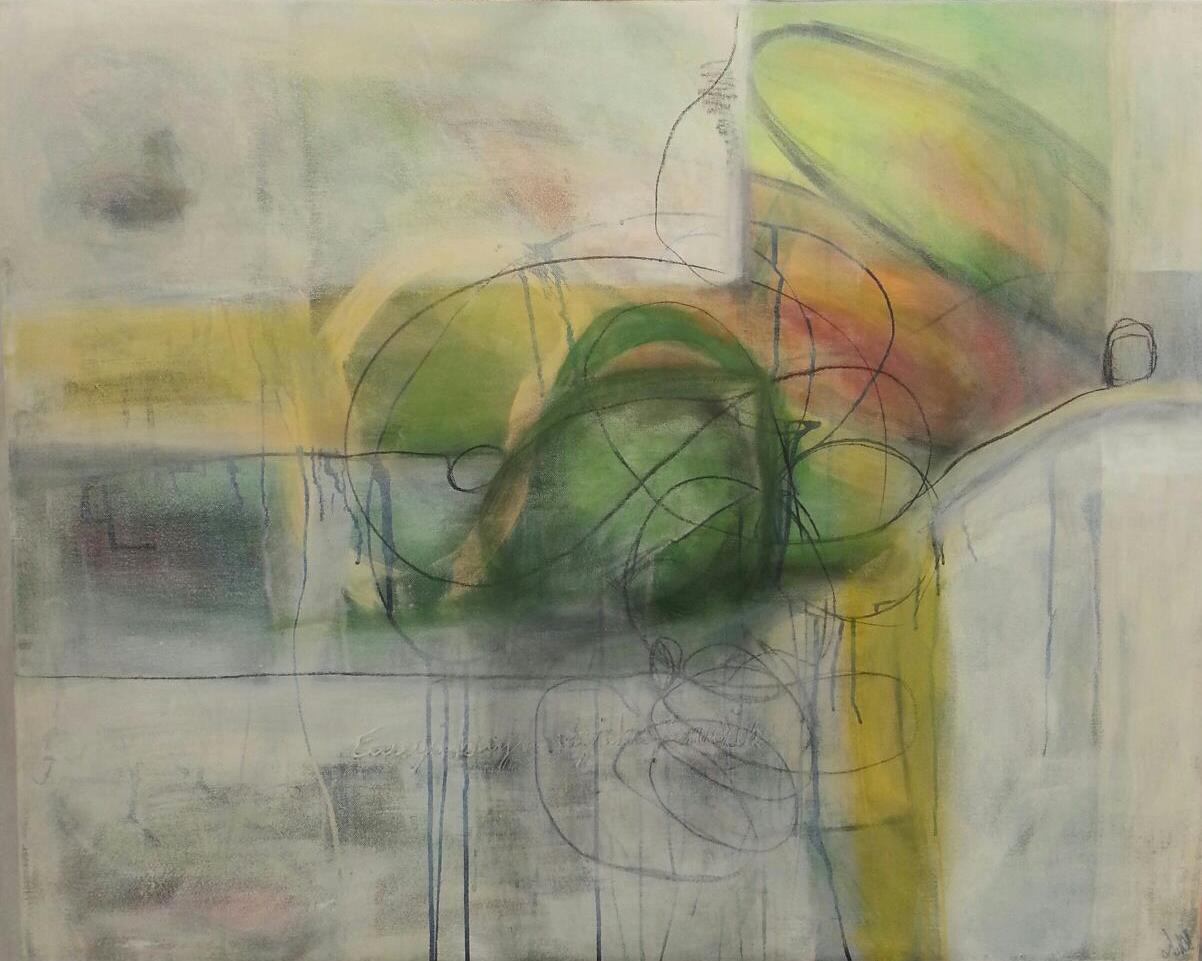 Dolores Doberauer: EngelsglelichAcryl on Canvas/ 100x80 cm