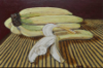Heike Karbe: BananenOel  auf Leinwand, 20x30 cm,2013