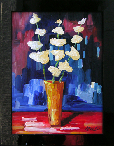 a myschliwzyk:  Flower 7 2011 - Oel auf Leinwand, 40x30cm