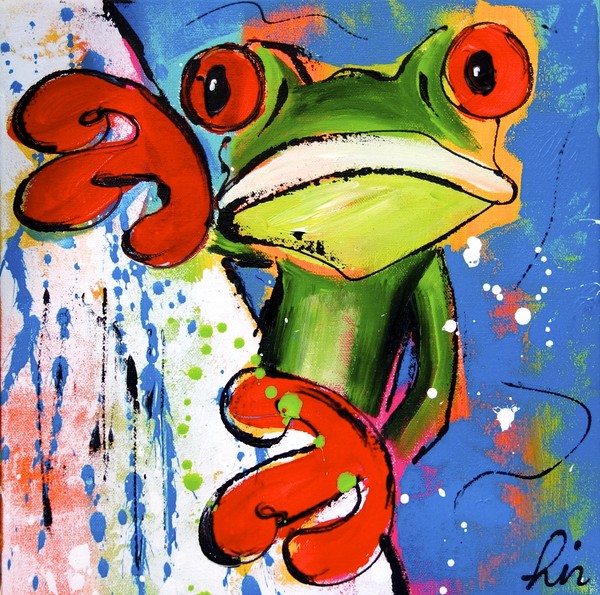 Nico Fischer: Tiere...Frosch...