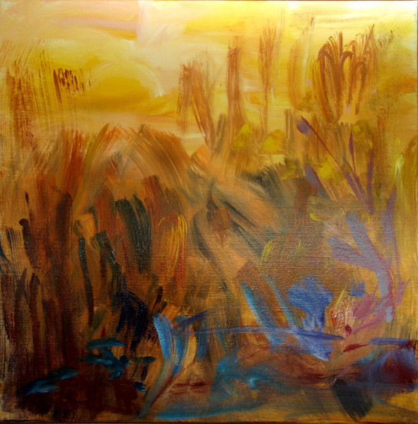 Petra Thalermaier: o.T. - Acryl / Dispersion / Leinwand 120x120