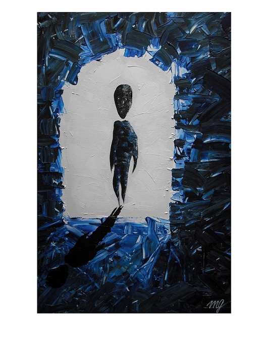Michael Giangrande: Caverna AzzurraAcrylic colour on canvas