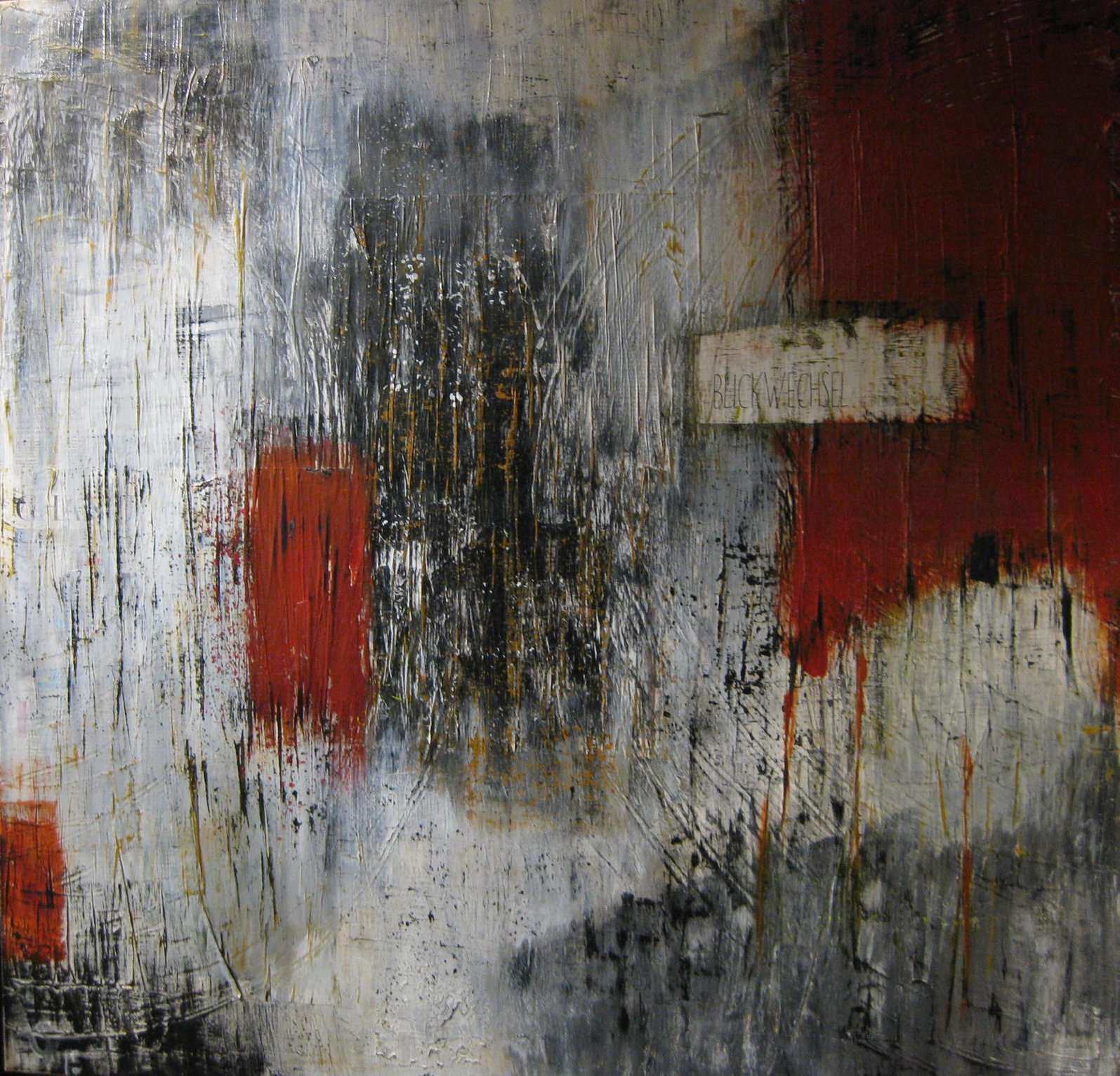 Susanne Neuls: BlickwechselAcryl, Impasto-120x120x3