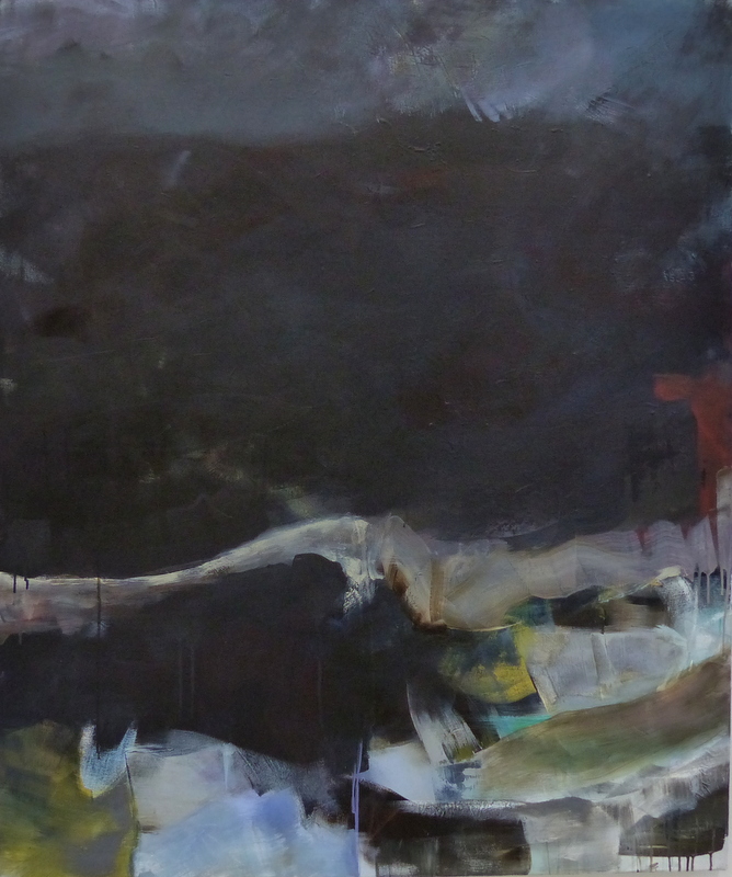 Ursula Adrian-Riess: o.T.,Acryl a.Leinw.,2014, 125 x 105 cm